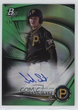 2022 Bowman Platinum Top Prospects Green 10/99 Jack Suwinski #TOP-32 Auto 3hd