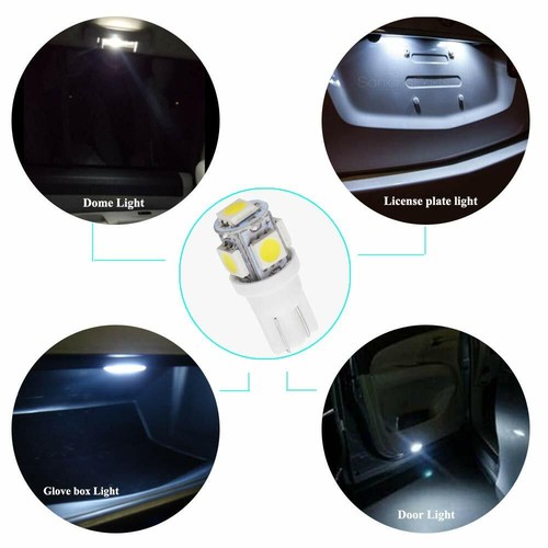 9 x Xenon White Interior LED Lights Package For 2006 - 2010 Hummer H3 +TOOL - Picture 4 of 8