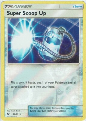 Pokemon Karte Schimmernde Legenden Nr. 66/73 Super Scoop Up Reverse Holo