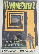 HAMMERHEAD POSTER INTO THE VORTEX HAMMER HEAD Rare Vintage