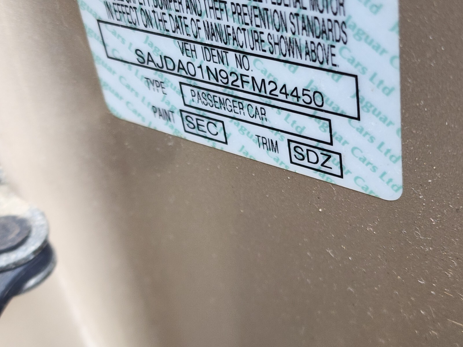 1999 2000 2001 2002 JAGUAR STYPE STORAGE BOX TAN SDZ eBay