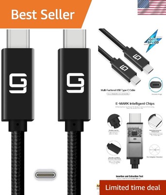 USB C to USB C Cable 20Gbps SuperSpeed [Certified] USB Type-C to USB Type-C, ...