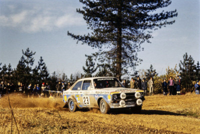 John Taylor Phil Short Ford Escort RS 1800 MKII Rallye Autorennen 4x6 Foto