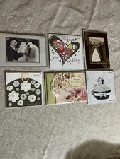 Papyrus Lot Of 6 Greeting Cards  Wedding / Bridal Shower Elegant Embellished