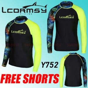 men's swimming top with sleeves