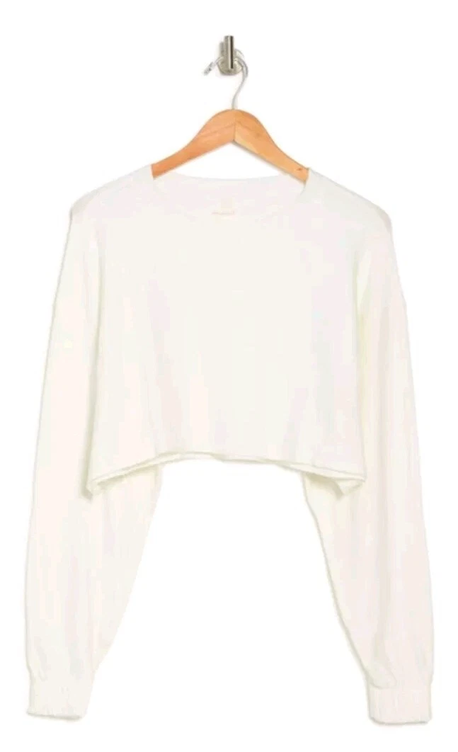 free-people-movement surfside crop sweatshirt