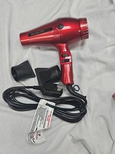 TWIN TURBO 3200 RED Hair Dryer Made in Italy Model 324
