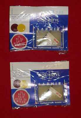 2 Saphirs (aiguilles) Neufs Compatibles Philips GP-212 - Pour