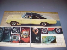 VINTAGE..1966 BUICK SKYLARK GS ...2-PAGE COLOR  ORIGINAL SALES AD..(544K)