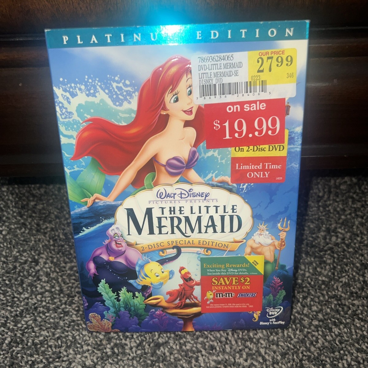 The Little Mermaid (DVD, 2006, 2-Disc Set, Platinum Edition)