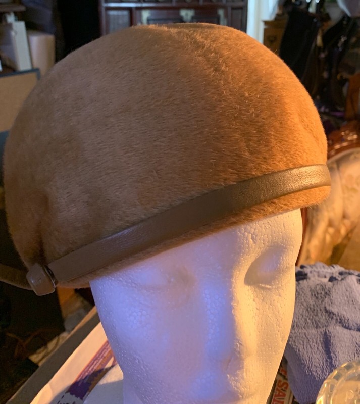 Great Condition Vintage Helios Wool leather Hat Italy