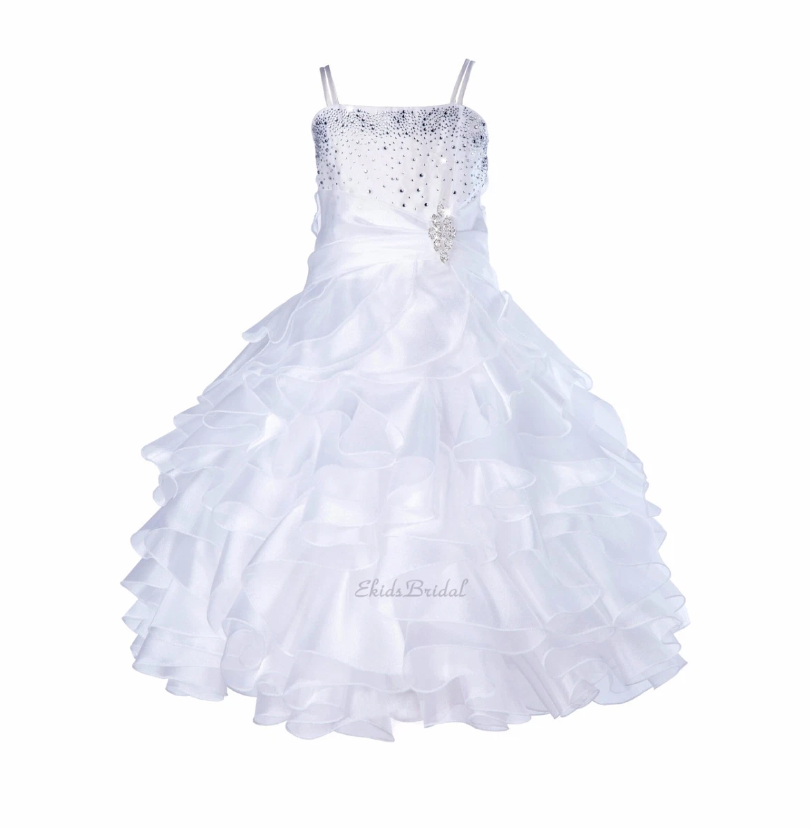 Christmas White Dresses for Girls for sale | eBay