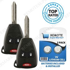 Replacement For Jeep 07-15 Compass 07-15 Patriot Remote Car Keyless Key Fob Pair
