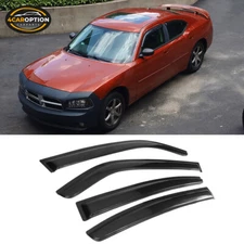 Fits 06-10 Dodge Charger Window Visors Rain Sun Guard Vent 4Pc Set