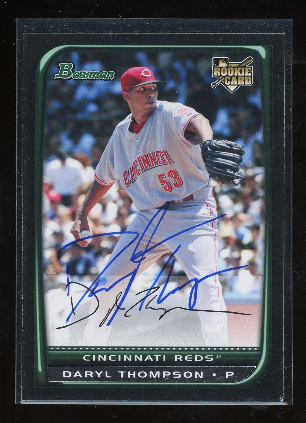 2008 Bowman DARYL THOMPSON Signed Card autograph auto REDS | eBay
