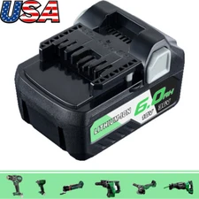 36V/18V For Metabo HPT 6.0Ah BSL36A18 Li-Ion Battery Multi Volt 372121M BSL36B18