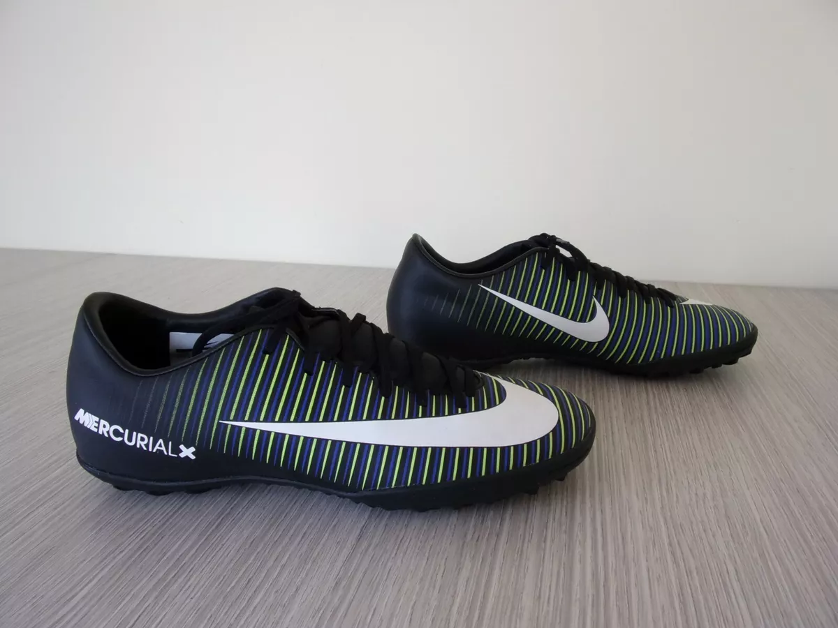 NIKE MERCURIALX VICTORY VI TF BLACK MENS SIZE 7 5 US 831968 013