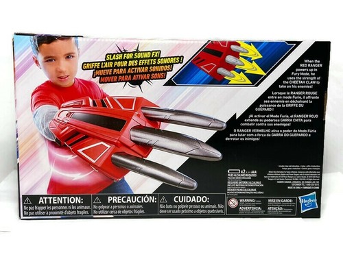 Power Rangers Beast Morphers Electronic Cheetah Claw Sounds Red Ranger Fury Mode - Picture 2 of 8