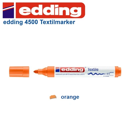 Edding 4500 Textilmarker Textil Marker Stift T-Shirt Stoff - Bild 6 von 17