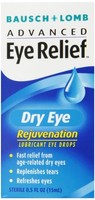 4 Pk Bausch & Lomb Advanced Eye Relief Rejuvenation Lubricant Eye Drops .50oz Ea on sale 4 Pk Bausch & Lomb Advanced Eye Relief Rejuvenation Lubricant Eye Drops .50oz Ea on sale