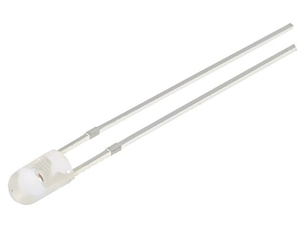 2X OS5RKP3E31B Led 3 Mm Rot 8400-10000Mcd 30° Front: GewöLbt 2,1-2,6V Optosupply-image
