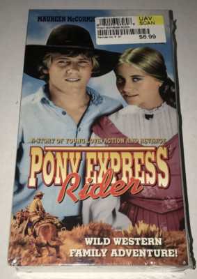 Pony Express Rider VHS 1976 Stewart Peterson WESTERN Video Movie Price $ Tags