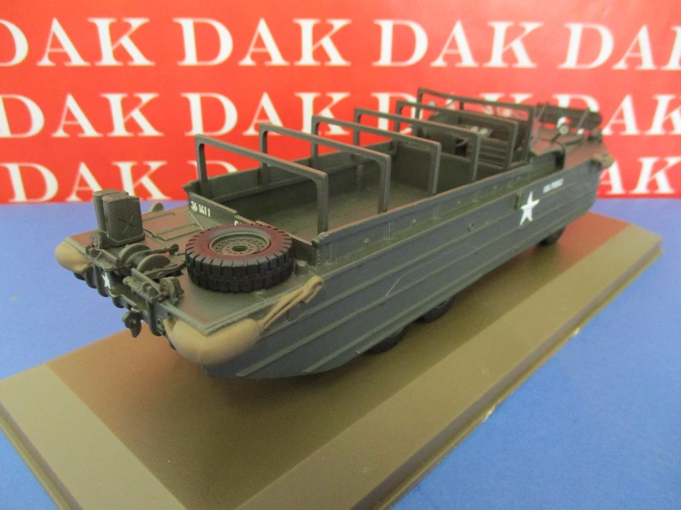 Die cast 1/43 Modellino Camion Anfibio Truck GMC DUKW 353 US Army by Atlas - Immagine 3 di 4