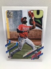 2021 Topps Jo Adell Rookie Baseball Cards Chrome Gold Parallel Variation RC Base