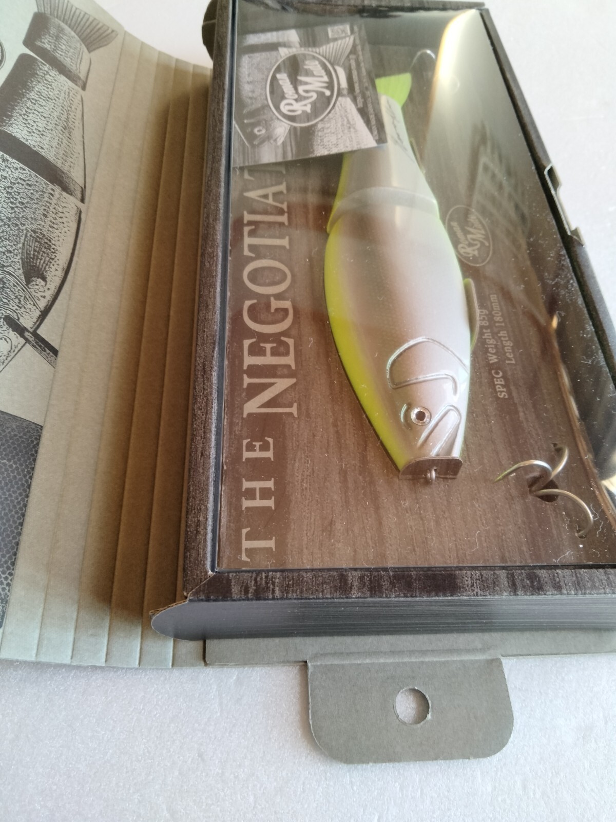 2 Lot LIMITED Roman Made Negotiator JDM Japan Glide wood swimbait rare lure NIP - Image 15