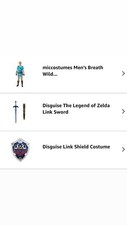 Link Breath of the Wild Costume with Sword and Shield - L