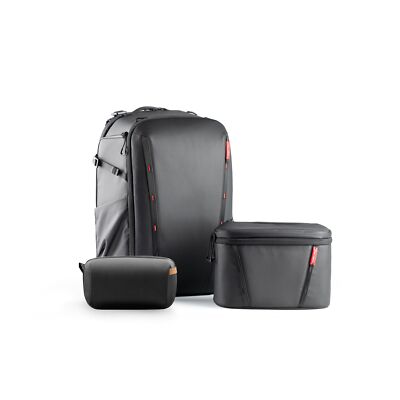 PGYTECH OneMo 2 25L Camera Backpack black + Tech Accessories Pouch black for ...