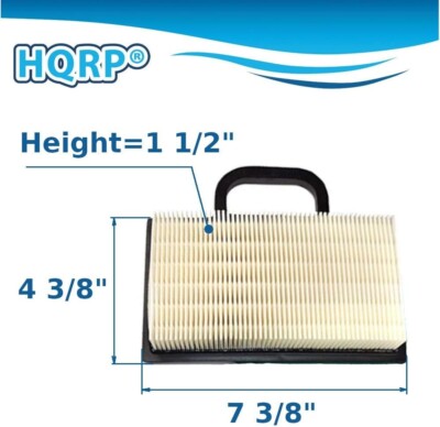4-Pack HQRP Air Filter Kit for Craftsman GT5000 GT3000 DYS4500