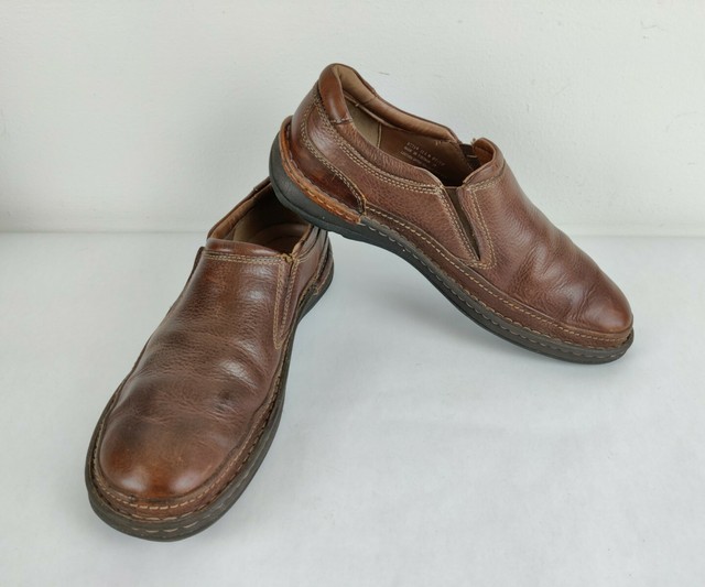 Clarks Active Air 87718 Size 13m Brown Leather Slip on Comfort Loafer Mens Shoes for online | eBay