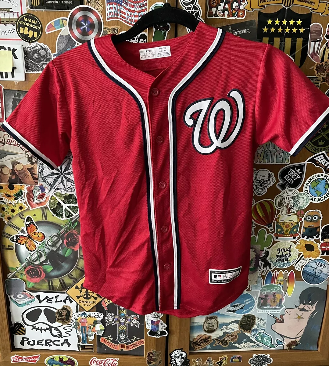 Genuine Merchandise All Star Game Washington Nationals Jersey 34 Harper  Youths S