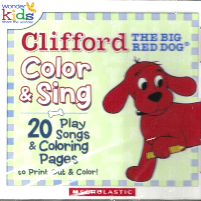 Clifford Big Red Dog, Play Songs, NEW! CD 20 Sing along Songs Kids