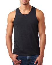 Men's 1 pcs Tank top 100 Cotton A Shirt Black White SIZE M L