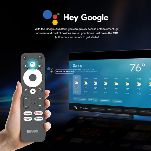 MECOOL KD3 TV Stick Android 11 TV 2GB 8GB S905Y4 WiFi BT 4K Netflix Media Player - Picture 6 of 14