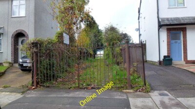 Photo 6x4 Access denied Cheltenham The gate on the path to playing fields c2012