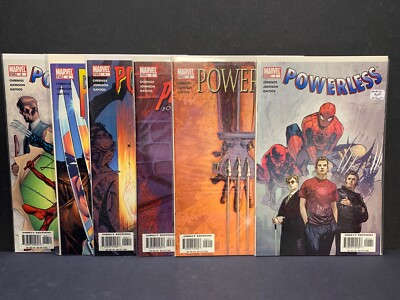 Powerless # 1-6 (VF-NM) Complete series set 2004 Marvel Comics 