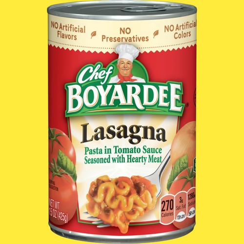 Chef Boyardee Beef Lasagna, Microwave Pasta, 15 oz
