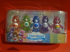 NEW CARE BEARS Glitter Fun Figure Set CHEER GOODLUCK GRUMPY SHARE LOVE-A-LOT