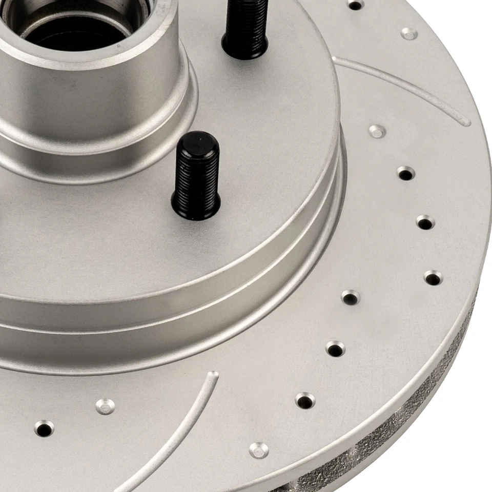 Pastillas de freno delanteras perforadas aptas para Chevy C1500 GMC Yukon 1995-1999 Foto 4 de 4