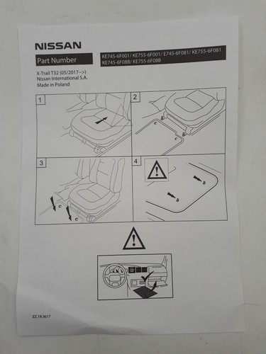 Juego de alfombrillas Nissan Nissan Qashqai J11 (2013 - 2021) ORIGINALES - Imagen 7 de 9