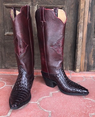 handmade alligator boots