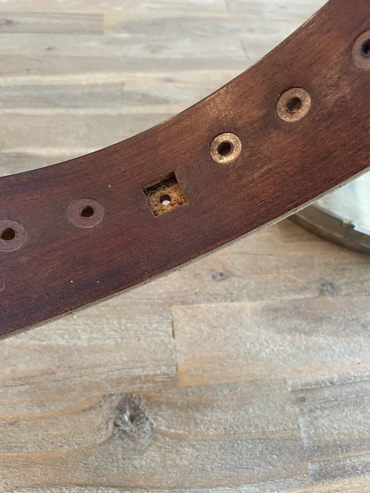 Vtg The Bacon Peerless Banjo Pot Tone Ring Inscribed Head Scotland Variety Hall - Image 4 of 4