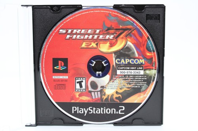 #ad Refurbished PS2 Street Fighter EX3 Disc Only Mint Clean Good Black Label $26.39