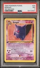 1999 POKEMON FOSSIL 1ST EDITION #20 GENGAR PSA 7