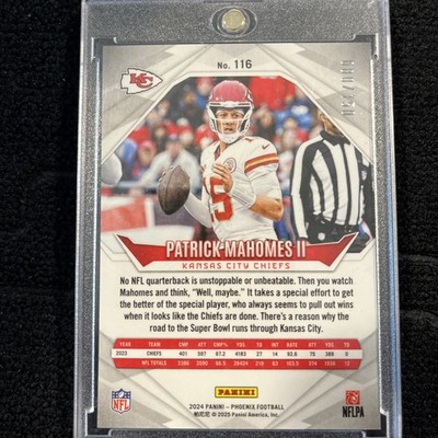 2024 Panini Phoenix NFL Shields Patrick Mahomes II #116 Phoenix /80