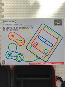 Nintendo Classic Mini Super Famicom with dedicated case Tested.good condition.