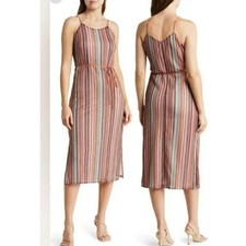 Sam Edelman Midi Crochet Open Knit Dress Sz 4 Resort Beach Boho Indie Retro